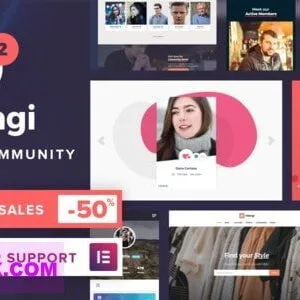 Gwangi ? PRO Multi-Purpose Membership, Social Network & BuddyPress Community Theme
